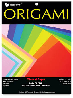 Mineral Origami Paper, Assorted Colors