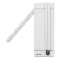 Cricut Portable Trimmer - Top view of trimmer with swing out arm extended