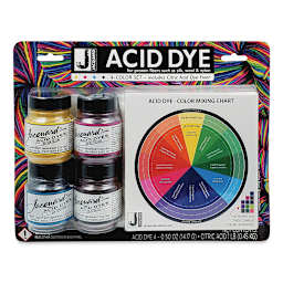 Jacquard Acid Dye Starter Set (Front of packaging)