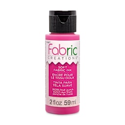 Plaid Fabric Creations Soft Fabric Ink - Fruit Punch, 2 oz