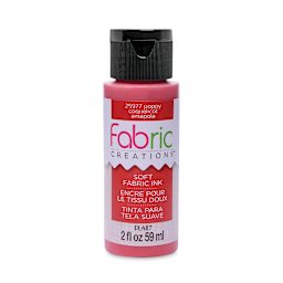 Plaid Fabric Creations Soft Fabric Ink - Poppy, 2 oz