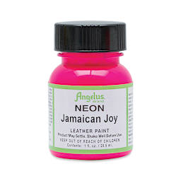 
Acrylic Leather Paint-Neon Jamaican Joy 1oz Bottle