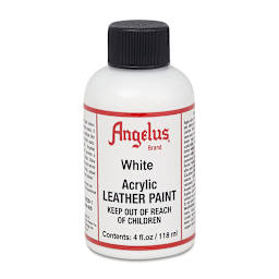 Angelus Leather Paint - White, 4oz
