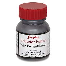 Angelus Leather Paint - 1 oz, White Cement