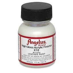 Angelus Leather Medium - 1 oz, Acrylic Finisher - High Gloss