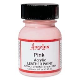 Angelus Acrylic Leather Paint - Pink, 1 oz