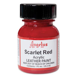 Angelus Leather Paint - 1 oz, Scarlet