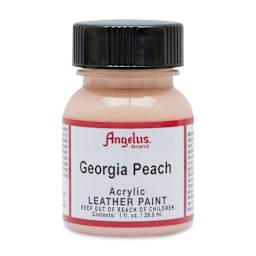 Angelus Acrylic Leather Paint - Georgia Peach, 1 oz