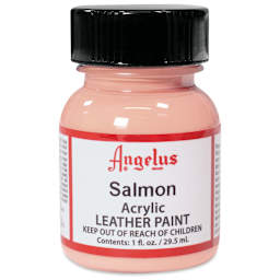 Angelus Acrylic Leather Paint - Salmon, 1 oz
