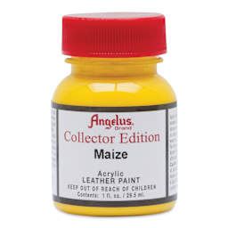 Angelus Acrylic Leather Paint - Maize, Collector Edition, 1 oz