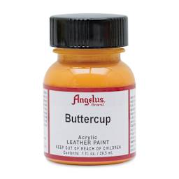 Angelus Acrylic Leather Paint - Buttercup, 1 oz