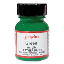 Angelus Acrylic Leather Paint - Green, 1 oz