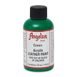 Angelus Acrylic Leather Paint - Green, 4 oz