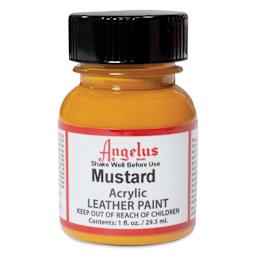 Angelus Acrylic Leather Paint - Mustard, 1 oz