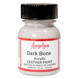 Angelus Acrylic Leather Paint - Dark Bone, 1 oz