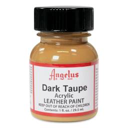 Angelus Acrylic Leather Paint - Dark Taupe, 1 oz