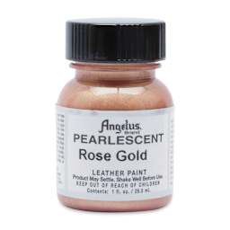 Angelus Pearlescent Leather Paint - Rose Gold, 1 oz