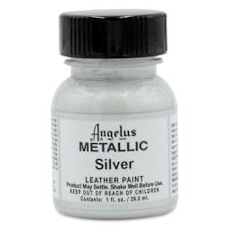 Angelus Leather Paint - 1 oz, Silver