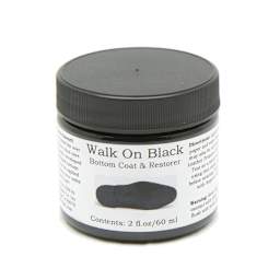 Walk on Black & Walk on Red Bottom Coat & Restorer Walk on Black - 2 oz. Bottle