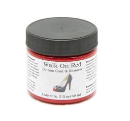 Walk on Black & Walk on Red Bottom Coat & Restorer Walk on Red - 2 oz. Bottle