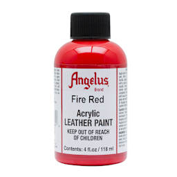 Acrylic Leather Paint Fire Red