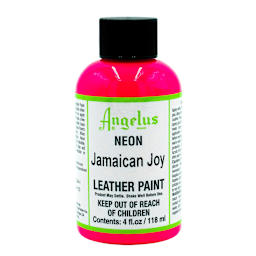 Neon Leather Paint Jamaican Joy