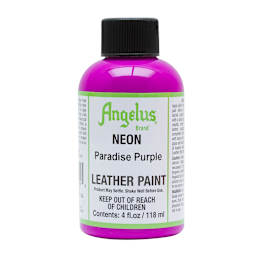 Neon Leather Paint Paradise Purple