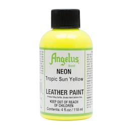 Neon Leather Paint Tropic Sun Yellow