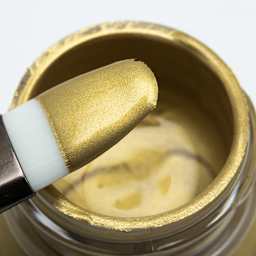 Pearlescent Acrylic Leather Paint 18k Gold   4 oz.