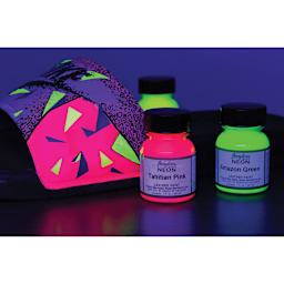 Angelus Leather Neon Paint (Sample artwork)