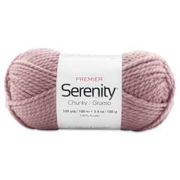 Premier Yarn Serenity Chunky Solids Yarn - Rose