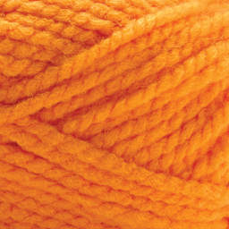 Premier Yarn Serenity Chunky Solids Yarn - Bright Orange, 109 yds close up to show texture
