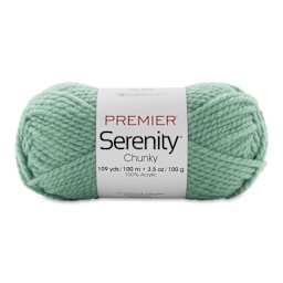 Premier Yarn Serenity Chunky Solids Yarn - Seaglass, 109 yds