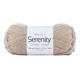 Premier Yarn Serenity Chunky Solids Yarn - Sand, 109 yds