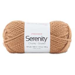 Premier Yarn Serenity Chunky Solids Yarn - Brown Sugar