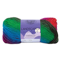 Lion Brand Landscapes Yarn - Apple Orchard, 147 yds