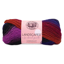 Lion Brand Landscapes Yarn - Volcano, 147 yds
