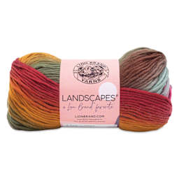 Lion Brand Landscapes Yarn - Desert Spring, 147 yds