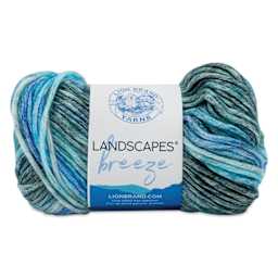 Lion Brand Landscapes Breeze Yarn - Lagoon, 157 yds