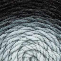 Lion Brand Mandala Gradient Yarn - Black - close-up