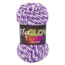 Lion Brand DIY Glow Twist Yarn - Purple, 94 yd (86 m)