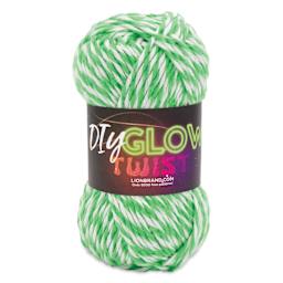 Lion Brand DIY Glow Twist Yarn - Green, 94 yds