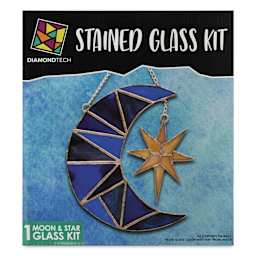 Diamond Tech Stained Glass Kit - Moon & Star - front of packaging