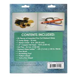 Diamond Tech Stained Glass Kit - Bumblebee - back of packaging