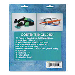 Diamond Tech Stained Glass Kit - Succulent - back of packaging