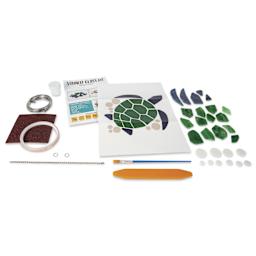Diamond Tech Stained Glass Kit - Sea Turtle