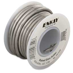Enkay Stained Glass Solder - 1/2 lb, 1/8" Spool angled view