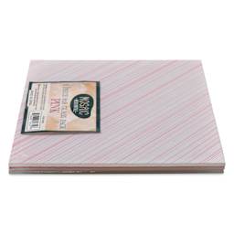 Mosaic Mercantile Opalescent Glass Pack - Pink, 8" x 8", Pkg of 3