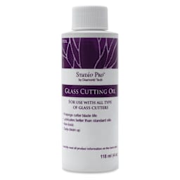 Studio Pro Glass Cutting Oil, front of bottle