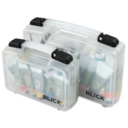 Blick Quick View Carrying Case - small and medium case filled with paint, supplies not included